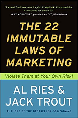 The 22 Immutable Laws of Marketing Book